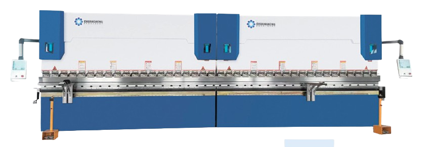 ghép hai máy chấn tôn thủy lực CNC ghép đôi cỡ lớn dòng PB series