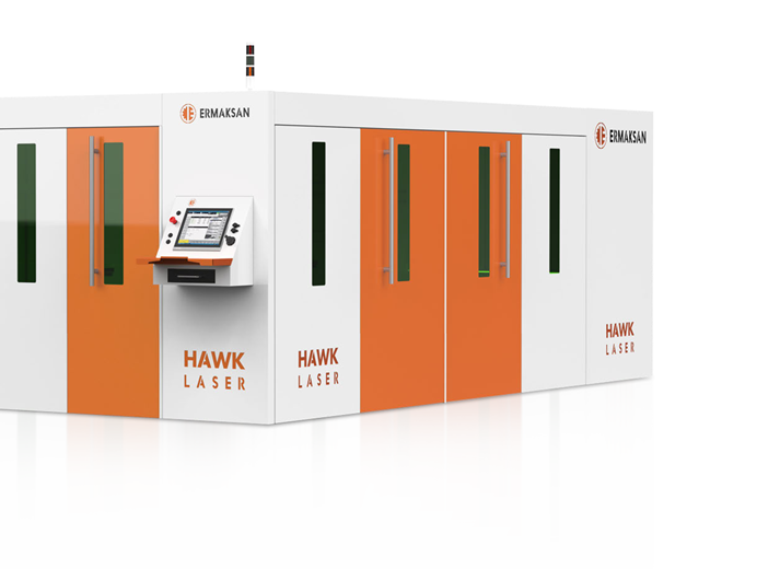 Máy cắt Laser Fiber kim loại tấm Ermaksan dòng HAWK LASER series