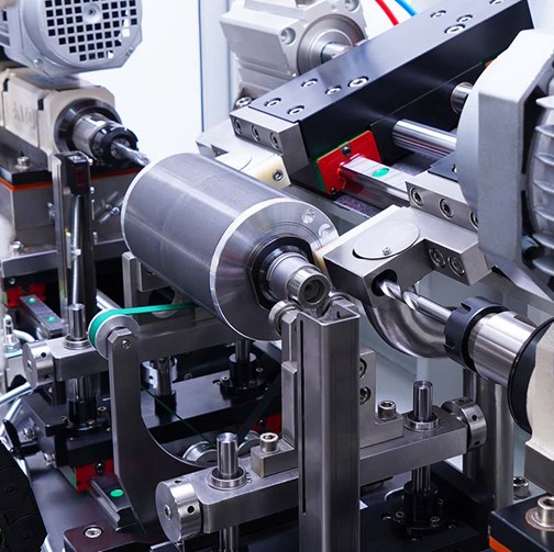 Máy cân bằng động động cơ EV tự động 2 trạm