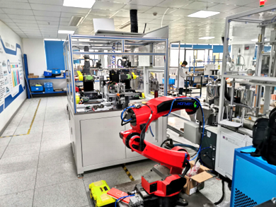 Máy cân bằng động tự động trong dây chuyền sản xuất