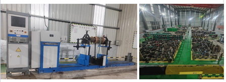 Máy cân bằng động kiều truyền động kép series PHS