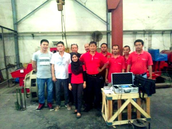 Máy cân bằng động di động series DM