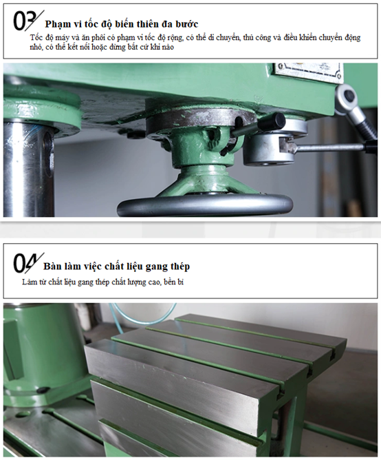 Cấu tạo Máy khoan cần model Z3040X16/1, Z3050X16/1, ZQ3050X20/1