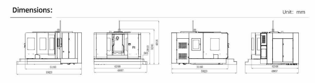 Kích thước tổng thể KM100 và KM100S