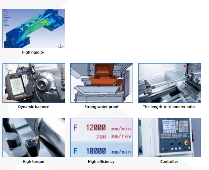 Đặc điểm nổi bật của m&aacute;y tiện CNC băng phẳng SMTCL CAK Series 