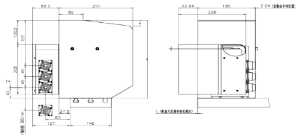 Kích thước phác thảo của dao cụ dẫn động trục Y