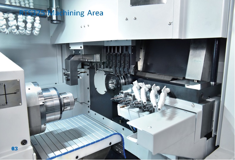 Cấu trúc của máy tiện tự động CNC kiểu thụy sĩ OBOT dòng RTS32