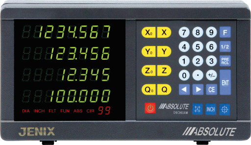 màn hình hiển thị thước Jenix 