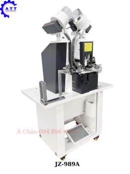Máy đột lỗ và đóng khoen, tán đinh tự động cho đai  Model JZ-989A