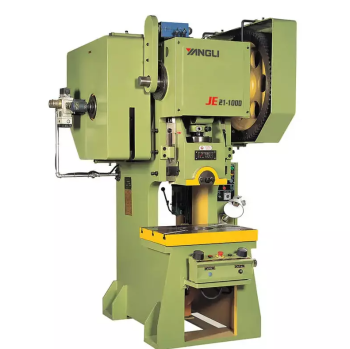 Máy dập trục khuỷu khung C dòng JE21 kiểu D có thể điều chỉnh hành trình, bàn cố định